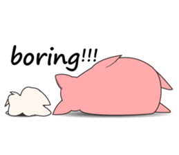 A Big and Small Rabbit Couple sticker #11173400