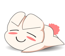 A Big and Small Rabbit Couple sticker #11173402