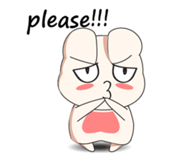 A Big and Small Rabbit Couple sticker #11173403