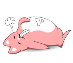 A Big and Small Rabbit Couple sticker #11173405