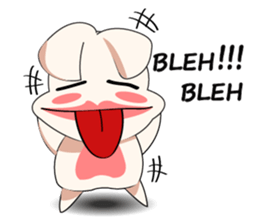 A Big and Small Rabbit Couple sticker #11173407