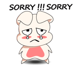 A Big and Small Rabbit Couple sticker #11173413