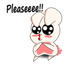 A Big and Small Rabbit Couple sticker #11173417