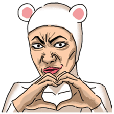 Special Sticker of White bear woman ver1 sticker #11173709