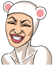 Special Sticker of White bear woman ver1 sticker #11173715