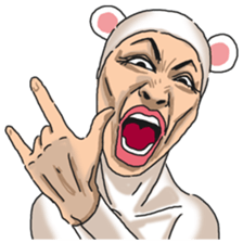 Special Sticker of White bear woman ver1 sticker #11173718