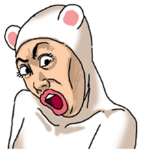 Special Sticker of White bear woman ver1 sticker #11173719