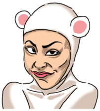 Special Sticker of White bear woman ver1 sticker #11173727