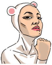 Special Sticker of White bear woman ver1 sticker #11173729