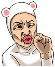Special Sticker of White bear woman ver1 sticker #11173730