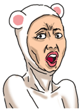 Special Sticker of White bear woman ver1 sticker #11173738