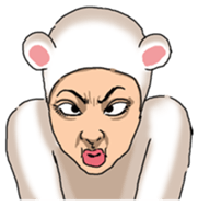 Special Sticker of White bear woman ver1 sticker #11173739