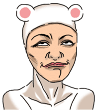 Special Sticker of White bear woman ver1 sticker #11173742
