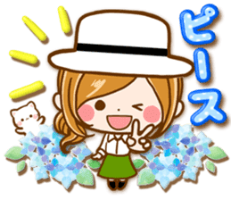 Leisurely a girlfriend 15 Early summer sticker #11174185