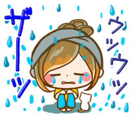 Leisurely a girlfriend  15 Early summer sticker #11174187