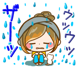 Leisurely a girlfriend 15 Early summer sticker #11174187