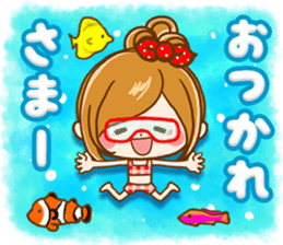 Leisurely a girlfriend 15 Early summer sticker #11174198