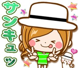 Leisurely a girlfriend 15 Early summer sticker #11174202