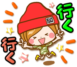 Leisurely a girlfriend  15 Early summer sticker #11174211