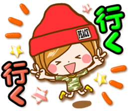 Leisurely a girlfriend 15 Early summer sticker #11174211