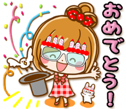 Leisurely a girlfriend  15 Early summer sticker #11174219