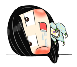 bad girl red fish 2 sticker #11175397