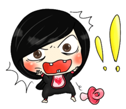 bad girl red fish 2 sticker #11175398