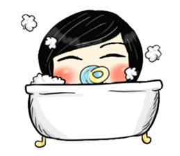 bad girl red fish 2 sticker #11175409