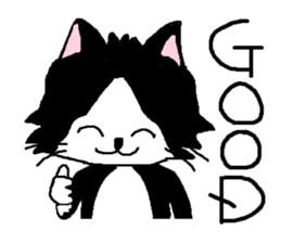 Cats speak for your feelings. sticker #11175991