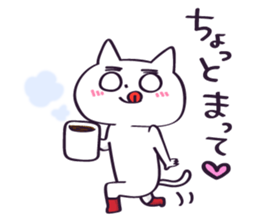 Cat of red boots sticker #11176106