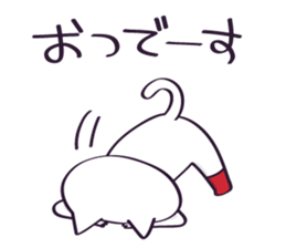 Cat of red boots sticker #11176141