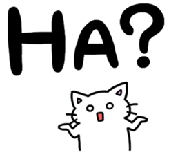 big letter with cats 5 sticker #11176775