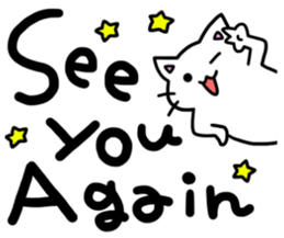 big letter with cats 5 sticker #11176783