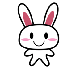 Tender rabbit-expression sticker #11176824