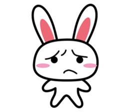 Tender rabbit-expression sticker #11176828
