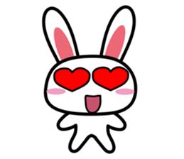 Tender rabbit-expression sticker #11176829