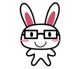 Tender rabbit-expression sticker #11176831