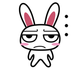 Tender rabbit-expression sticker #11176832