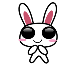 Tender rabbit-expression sticker #11176834