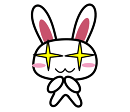 Tender rabbit-expression sticker #11176838