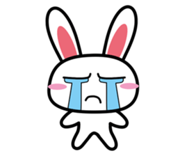 Tender rabbit-expression sticker #11176839