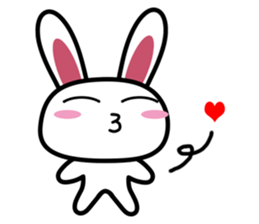 Tender rabbit-expression sticker #11176840