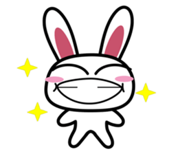 Tender rabbit-expression sticker #11176842
