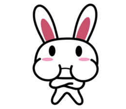 Tender rabbit-expression sticker #11176843