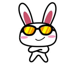 Tender rabbit-expression sticker #11176845