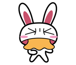 Tender rabbit-expression sticker #11176847