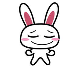 Tender rabbit-expression sticker #11176850