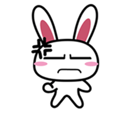 Tender rabbit-expression sticker #11176852