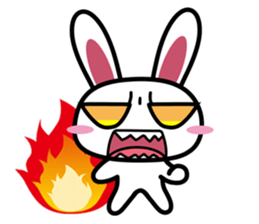 Tender rabbit-expression sticker #11176857