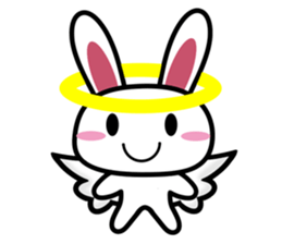 Tender rabbit-expression sticker #11176858